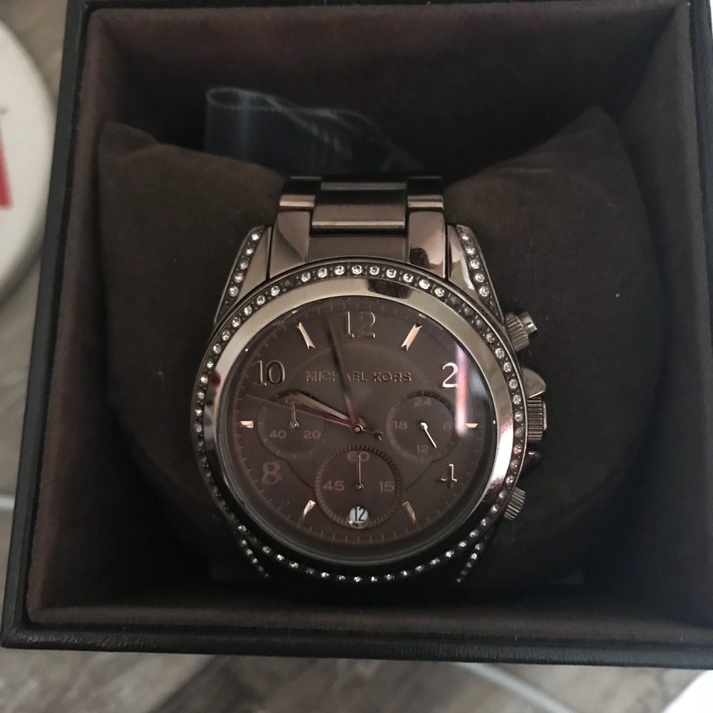 100% Authentic Michael Kors Watch Chocolate Brown